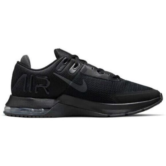 Nike Air Max Alpha Trainer 4 CW3396-002 Men's Triple Black Running Shoes ER224 - Picture 2 of 11